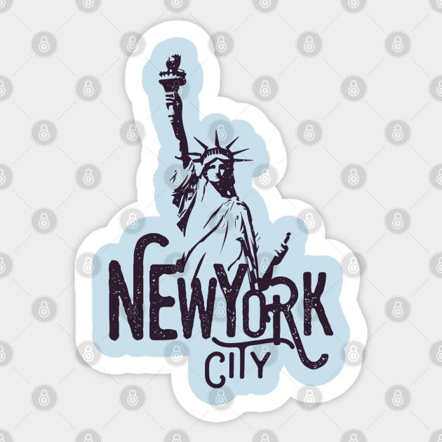 New York Sticker by keshanDSTR